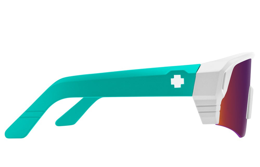 Spy Sunglass Monolith Speed - Matte White Teal