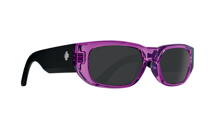 SPY Sunglass Genre - Trans Magenta Matte Black