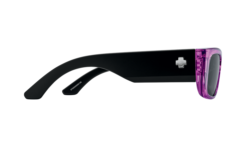 SPY Sunglass Genre - Trans Magenta Matte Black