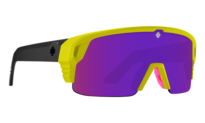 SPY Sunglass Monolith 5050 - Matte Neon Yellow