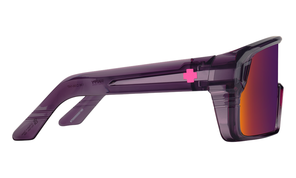 SPY Sunglass Monolith - Translucent Dark Purple