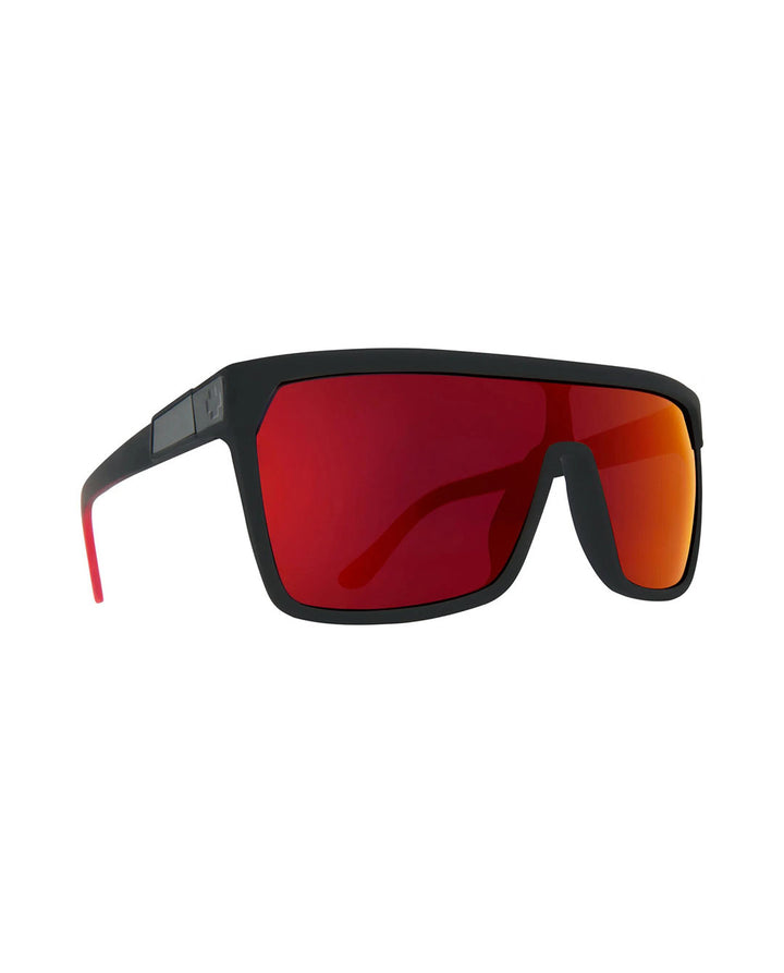 SPY Sunglass Flynn - Soft Matte Black/Red Fade