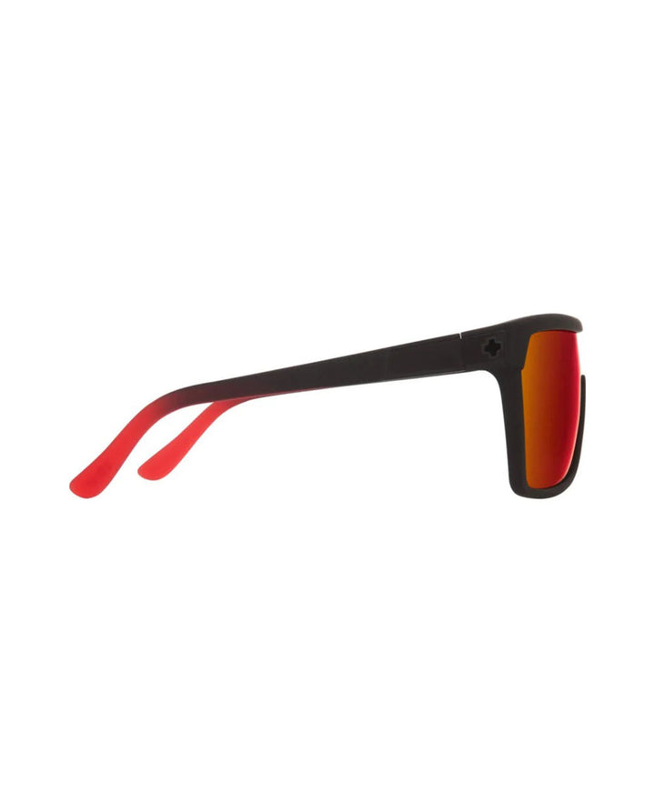 SPY Sunglass Flynn - Soft Matte Black/Red Fade