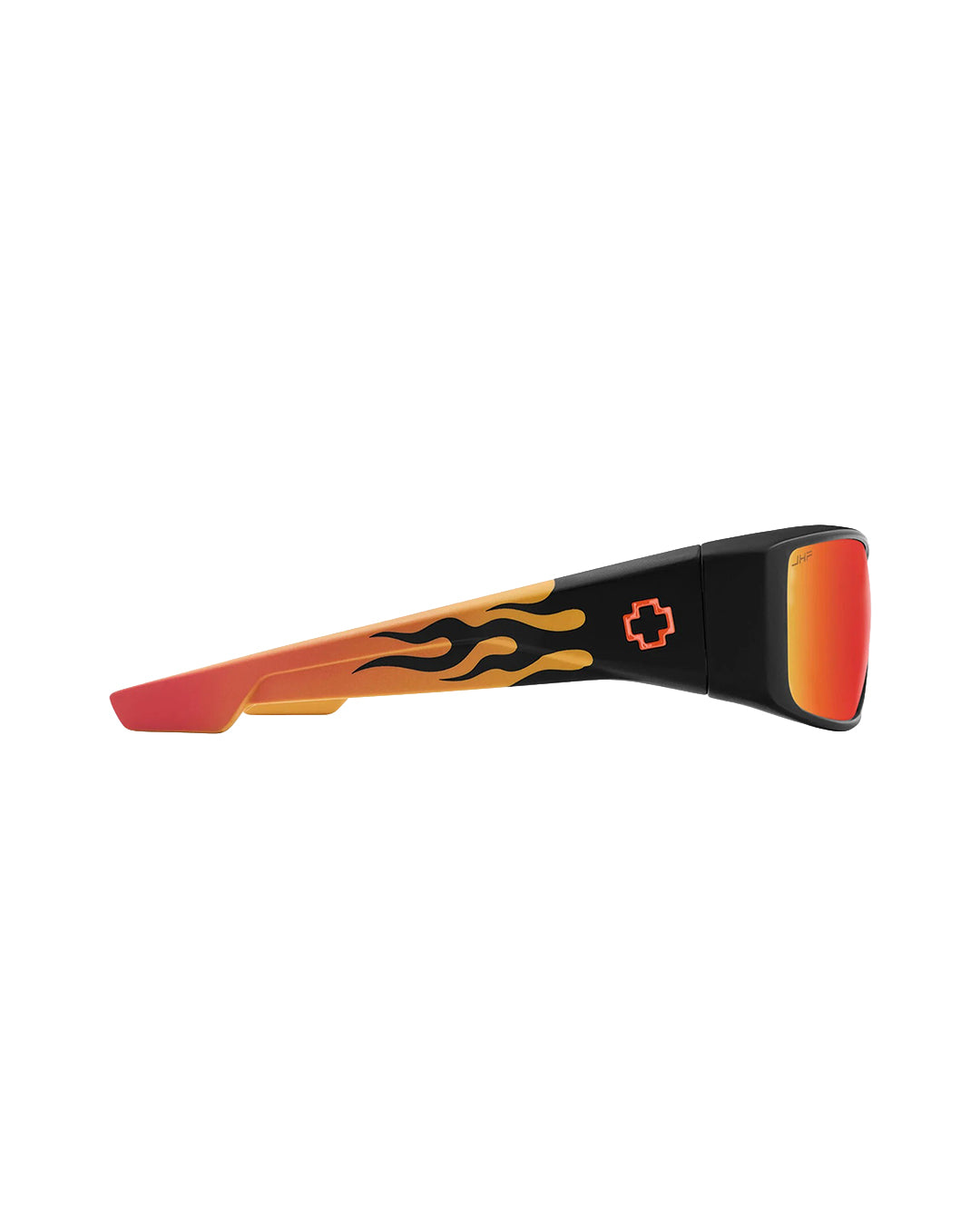 SPY Sunglass Logan - Matte Black / Orange Flames