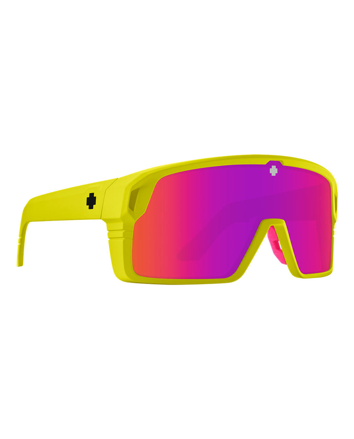 SPY Sunglass Monolith - Matte Neon Yellow